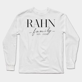 Rahn Family EST. 2020, Surname, Rahn Long Sleeve T-Shirt